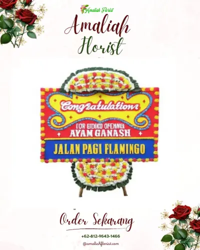 Bunga Papan Congratulation di Tenganan